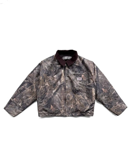 CAMO CANVAS WORK JACKET